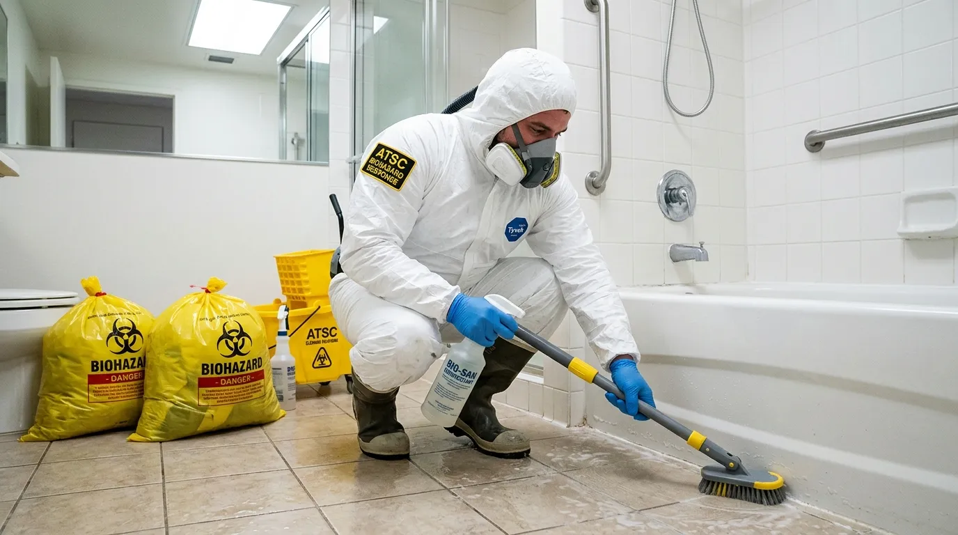 Decontamination equipment deployed for Blood Cleanup in Strawberry